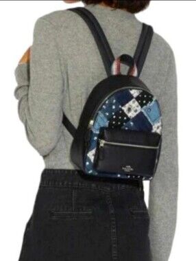Coach | Bags | Coach Black Poppy Backpack | Poshmark